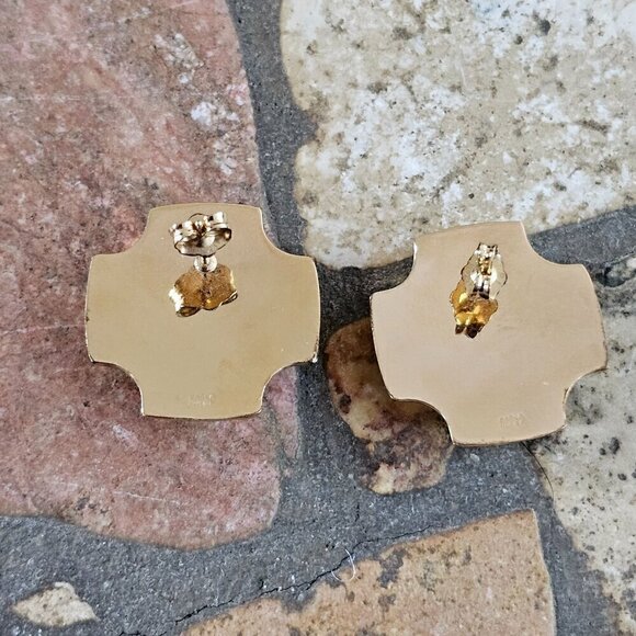 Vintage Light-weight Gold-Filled Carla Earrings - Picture 4 of 7